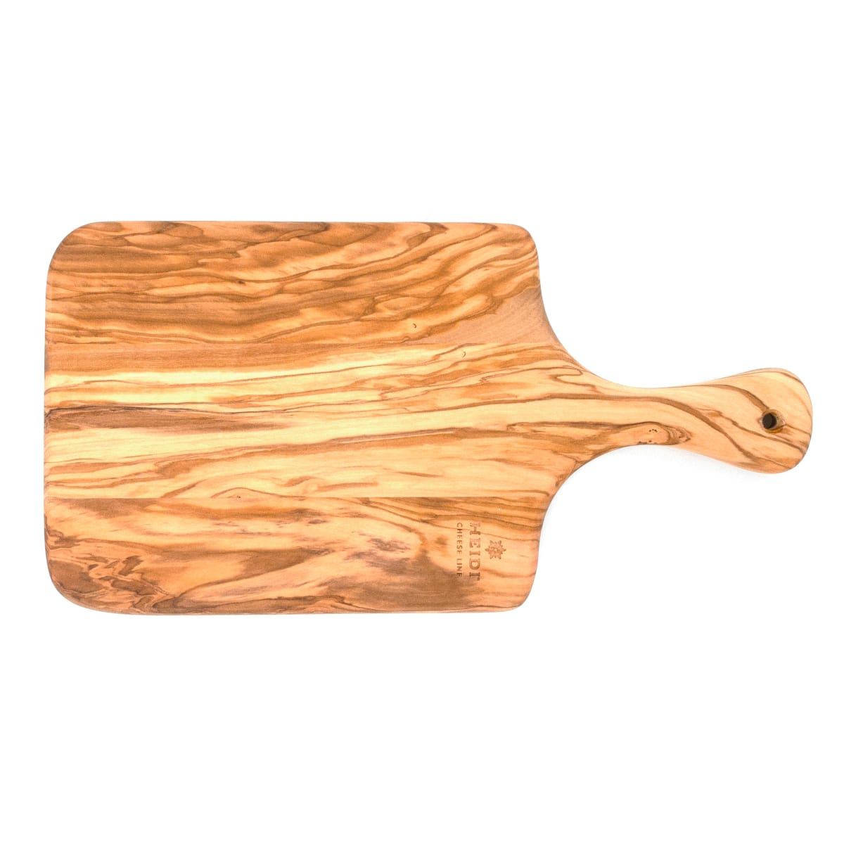 Planche à découper 35x18x1.6cm en bois d'olivier Heidi Cheese Line