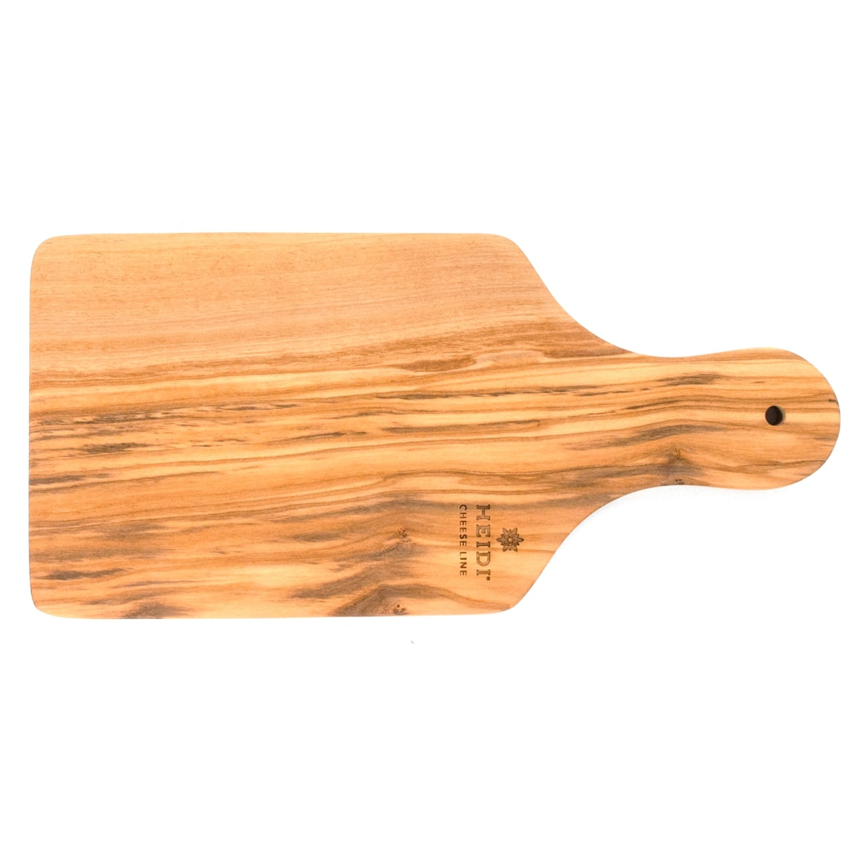 Planche à découper en bois d'olivier Heidi Cheese Line