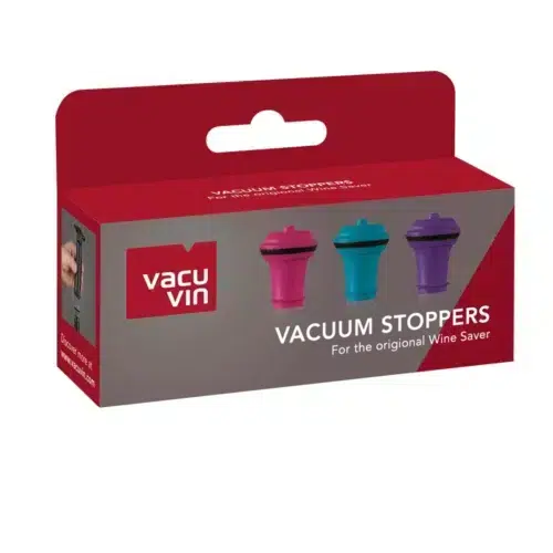 Wine Stoppers Vacuvin 3 Stück blau + rosa + lila 120 X 40 X 80 mm